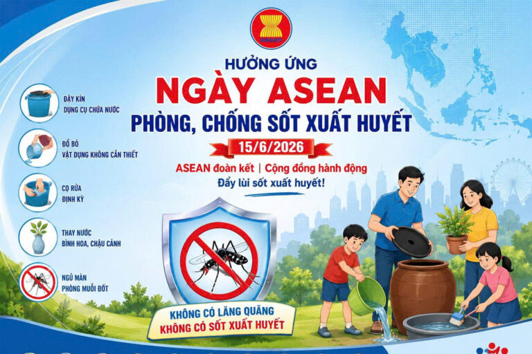 Hưởng ứng Ngày ASEAN phòng, chống Sốt xuất huyết năm 2026