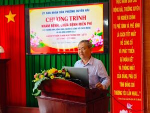 BỆNH VIỆN NGUYỄN TRÃI KHÁM, PHÁT THUỐC MIỄN PHÍ TẠI VĨNH LONG NHÂN NGÀY THƯƠNG BINH – LIỆT SĨ 27/7