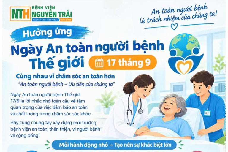 HƯỞNG ỨNG NGÀY AN TOÀN NGƯỜI BỆNH THẾ GIỚI