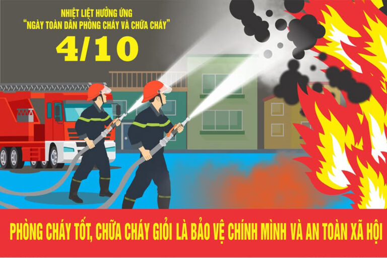 HƯỞNG ỨNG NGÀY TOÀN DÂN PHÒNG CHÁY CHỮA CHÁY 04/10