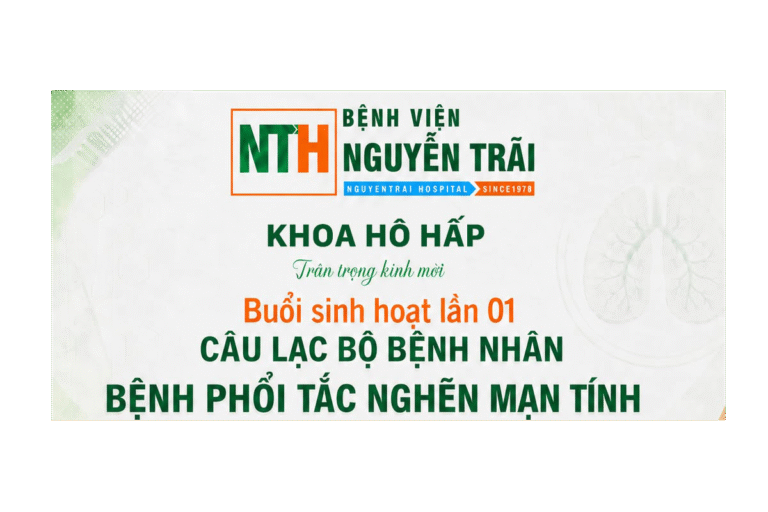 SINH HOẠT CÂU LẠC BỘ BỆNH NHÂN BỆNH PHỔI TẮC NGHẼN MẠN TÍNH (COPD) – LẦN 01